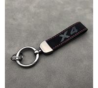 MARLEA Porte-clés de Voiture pour BMW X1 X2 X4 X3 Keychain X5 X6 X7 GT,Anti-Rouille Anti Perdu Clé de Voiture Anneau Accessoire,BMW X4