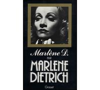 Marlene d. - Marlene Dietrich - Grasset - Livre