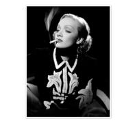 Marlene Dietrich Poster 30 x 40 cm Noir et blanc Tableaux Décoration murale