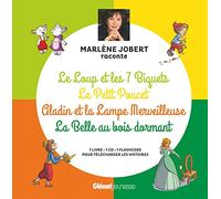 Marlène Jobert raconte Le loup et les 7 biquets, Le Petit Poucet, Aladin, La Belle au bois dormant: Livre CD