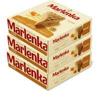 MARLENKA® Gâteau au miel aux noix Pack économique - Lot de 3, gâteau au miel, gâteau, pâtisserie (3 x 800 g)