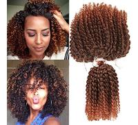 Marley Bob Lot de 3 extensions de cheveux synthétiques doux pour tressage au crochet 20,3 cm (1B/30)