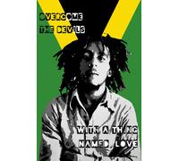 Marley, Bob - Poster - Collage + 1 paquet de tesa Powerstrips® - contenu 20 pièces