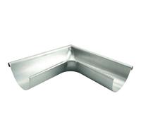 Marley Coude Extérieur de Gouttière Zing RG 100 Titane-Zinc 90° Argent 30 x 7 cm