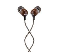 The House of Marley Écouteurs intra-auriculaires Smile Jamaica – Micro, 9,2mm, Câble anti-nœuds, Noir
