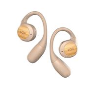 Marley House of Liberate Casque à Oreille Ouverte - Écouteurs Bluetooth Ouverts avec Micro Intégré, 20 H d'Autonomie, Boîtier de Charge USB-C, Matériaux Durables, Crème