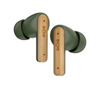 Marley House of Little Bird Écouteurs Bluetooth sans Fil - Écouteurs IPX4 avec Microphone, 24h d'Autonomie, Écouteurs Intra-Auriculaires, Boîtier USB-C Recharge Rapide, Matériaux Durables, Vert