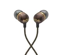 Marley House of Smile Jamaica Écouteurs filaires USB-C avec transducteur de 9,2 mm - Écouteurs Intra-Auriculaires durables, Câble Anti-enchevêtrement, Microphone intégré, Laiton