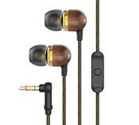 House of Marley Écouteurs intra-auriculaires House of Smile Jamaica – 9,2mm, micro, câble anti-nœuds