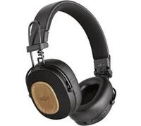 Marley Positive Vibration Riddim - Écouteurs avec micro - circum-aural - Bluetooth - sans fil, filaire - jack 3,5mm Noir