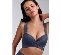 Marlies Dekkers Cache Coeur Steel Grey Push Up Bikini Top Taille: 70B | Bikinis Outlet | Femme | Gris