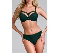 Marlies Dekkers Dame De Paris Pine Green And Gold Lurex Plunge Bra Taille: 75E | Soutiens-gorge Outlet | Femme | Cyan