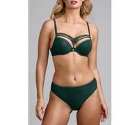 Marlies Dekkers Dame De Paris Pine Green And Gold Lurex Push Up Bra Taille: 70A | Soutiens-gorge Outlet | Femme | Cyan
