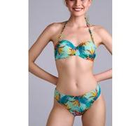 Marlies Dekkers Hula Haka Aqua Sky Plunge Balcony Bikini Top Taille: 75C | Bikinis Outlet | Femme | Cyan