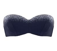 Marlies Dekkers Ishtar Midnight Blue And Silver Strapless Bikini Top Taille: 70B | Bikinis Outlet | Femme | Bleu