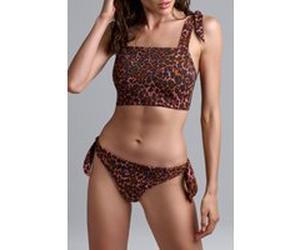 Marlies Dekkers Jungle Diva Brown And Dark Orange Bikini Top Taille: 75B-C | Bikinis Outlet | Femme | Marron