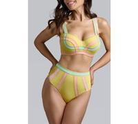 Marlies Dekkers Samba Queen Yellow And Pink Pastel Briefs Taille: XL | Culottes Outlet | Femme | Jaune