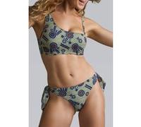 Marlies Dekkers Star Coral Sage Green And Blue Tanga Taille: M | Bikinis Outlet | Femme | Vert