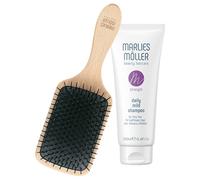 Marlies-Moeller Beauty-Haircare StrengthDaily Hair Set Travel Hair & Scalp Brush 1 Pc. + Shampooing Daily Mild 100 ml 1 Stk.