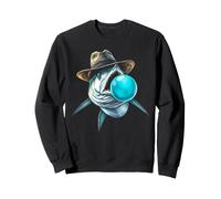 Marlin Fish Chapeau Fedora Bubble Gum Ocean Pêcheur Sweatshirt