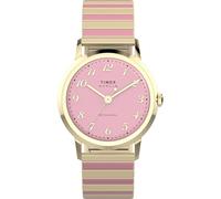 Marlin Montre à bracelet extensible en acier inoxydable 34 mm