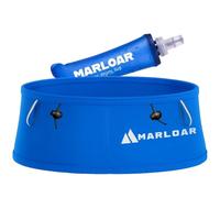 MARLOAR Ceinture Running + Flasque 250 ML - Ceinture Hydratation Running avec Porte-dossard et Support Bâtons - Idéale pour Le Trail, la Course à Pied et Le Marathon (OceanEdition, M)