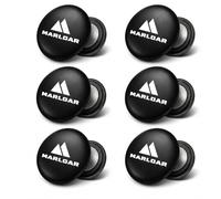 MARLOAR Lot de 4 et 6 aimants dorsales pour course à pied, trail, marathon et triathlon, fixation ferme sans épingles, ne perce pas le maillot, lot de 4 et 6