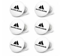MARLOAR Lot de 4 et 6 aimants dorsales pour course à pied, trail, marathon et triathlon, fixation ferme sans épingles, ne perce pas le maillot, lot de 4 et 6