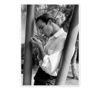 Marlon Brando Poster 13 x 18 cm Noir Tableaux Décoration murale