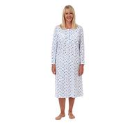 Marlon Jessica Chemise De Nuit, Bleu (Blue 001), 38 (Taille Fabricant: 8/10) Femme