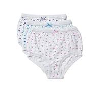 Marlon Sofia Culotte Taille Haute Femme Lot de 3, Multicolore (impression (fond blanc), 18 (Taille Fabricant : 16/18)