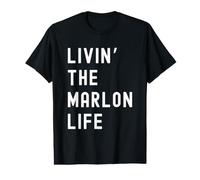 Marlon Vivant la Vie de Marlon Nom Amusant T-Shirt Graphique avec Valeur