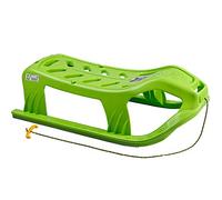 MARMAT Snow Star Traîneau Luge Haute pour bébé et Enfant Vert sans Dossier