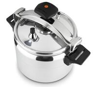 Marmicoc Alumax Autocuiseur traditionnel de 10 l, aluminium extra épais, 3 systèmes de sécurité, compatible avec vitrocéramique, gaz et électrique