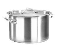 Marmite 32 L Acier Inoxydable Soupe Ragoût Sauce Cuisine Restaurant vidaXL