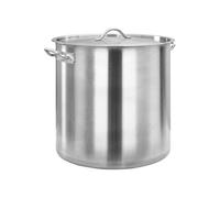 Marmite - VIDAXL - 51135 - Acier inoxydable - 50 L - Compatible induction et gaz