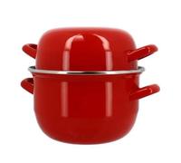 Marmite à moule - MENASTYL - 3645562 - En acier émaillé - Noir - 18 cm - 2,7 litres - Tous feux dont induction