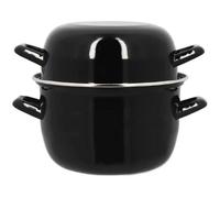 MENASTYL - Marmite à moules 18cm 2L7 en acier émaillé, parfaite pour des moules comme au restaurant ! - 3645567