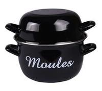 Marmite à moules 18cm - Baumalu - Noir - Acier émaillé noir G