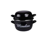Marmite à moules 18cm - - Noir - Acier