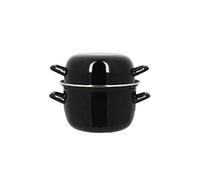 MENASTYL - Marmite à moules 18cm 2L7 avec écriture en acier émaillé, parfaite pour des moules comme au restaurant ! - 3645567