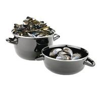 Marmiteà moules en acier inoxydable Noir 1,5 kg 225 mm