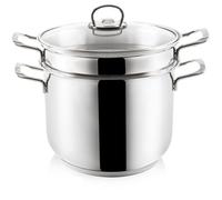 Marmite à pâtes - ORION - ANETT - Acier inoxydable - 6 l - 3 pièces - Compatible induction