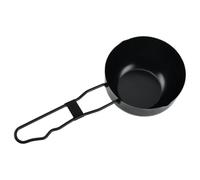 Marmite à Ragoût Mini en Fer Noir Cuisine D'extérieur | Surface Lisse, Conservation de Chaleur, Usage Camping et Randonnée, Pot Compact, Résistance à L'usure