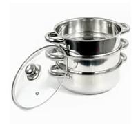 Marmite À Soupe - Casserole À Soupe, Ensemble De Cuiseur Vapeur Multifonctionnel, Marmite À Double Poignée En Acier Inoxydable À 3 Couches, Adapté À Divers Poêles(36cm)