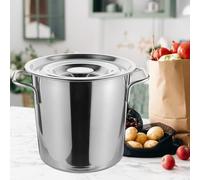 Marmite À Soupe - Casserole À Soupe, Marmite En Acier Inoxydable De 5,5 Litres, Verrouillable Par Rotation, Pas De Passoire Ni De Panier-filtre Requis, Lavable Au Lave-vaisselle
