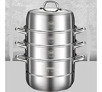 Marmite À Soupe Extra-Épaisse, Cuiseur Vapeur Ménager, Petits Pains Cuits À La Vapeur, Grande Cuisinière À Induction, Cuisinière À Gaz,30cm