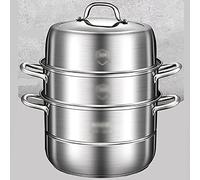Marmite À Soupe Extra-Épaisse, Cuiseur Vapeur Ménager, Petits Pains Cuits À La Vapeur, Grande Cuisinière À Induction, Cuisinière À Gaz,34cm