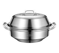 Marmite À Vapeur Seasteam, Marmite À Soupe, Marmite À Vapeur Domestique, Grande Marmite, Batterie De Cuisine Commerciale, Ensemble De Cuiseur Vapeur en Acier Inoxydable,40cm
