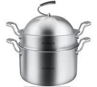 Marmite À Vapeur/Soupe en Acier Inoxydable 304, Grande Marmite À Vapeur, Cuiseur À Gaz, Marmite Spéciale De 28 Cm,